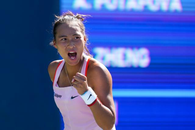 博鱼体育下载-郑钦文袁悦携手晋级 中国金花四人进入美网32强